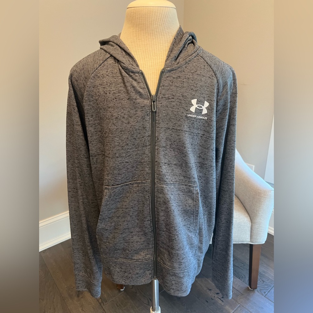 Under Armour Charcoal Full-Zip Hoodie
